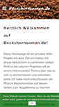 Mobile Screenshot of bockshornsamen.de
