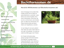 Tablet Screenshot of bockshornsamen.de